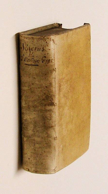 VIGERUS,F. - De praecipuis Graecae dictionis idiotismis. Auctore Francisco Vigero Rotomagensi. 